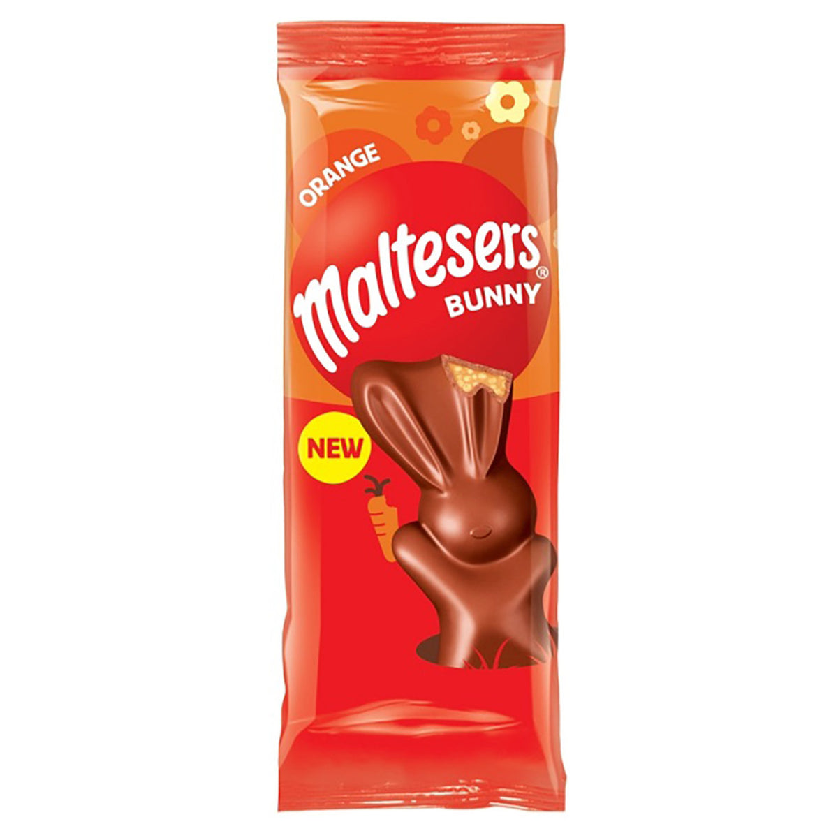 Maltesers Bunny chocolate packaging on a white background