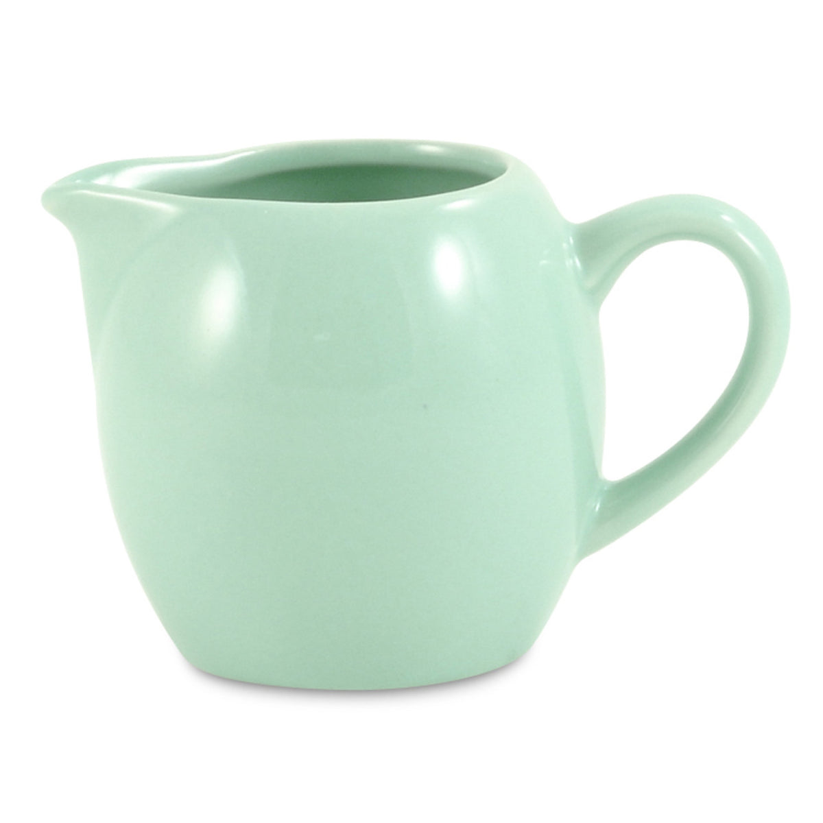 Sea foam ceramic creamer