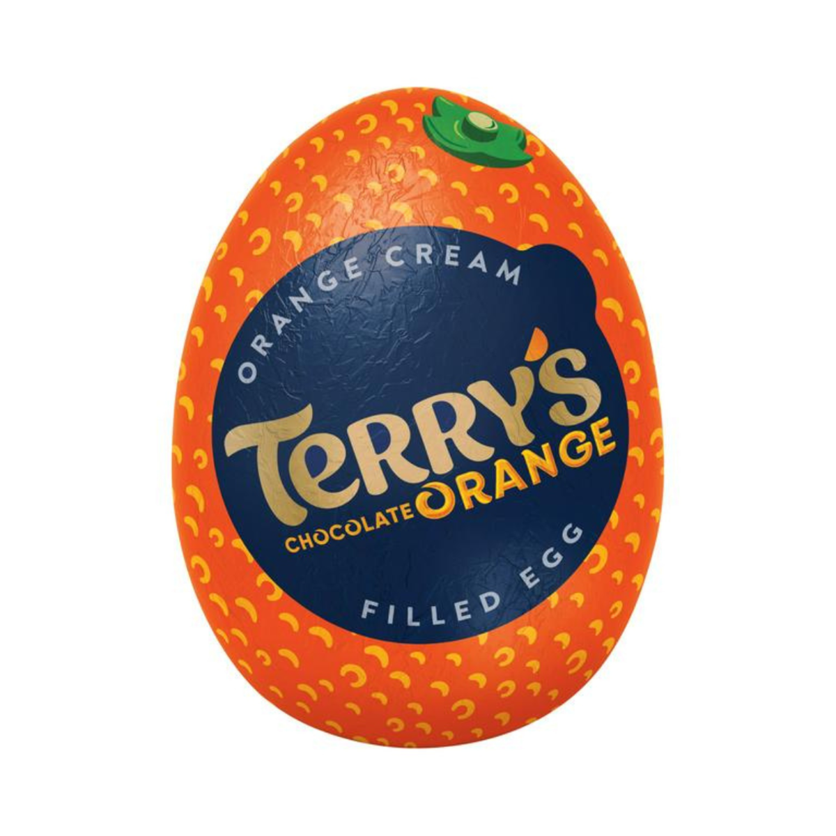 Terry's Chocolate Orange egg on a white background
