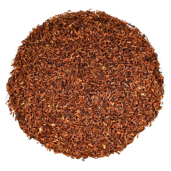 Loose-leaf brown rooibos tea