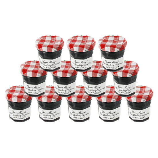 12 1oz jars of Bonne Maman Wild Blueberry Preserves