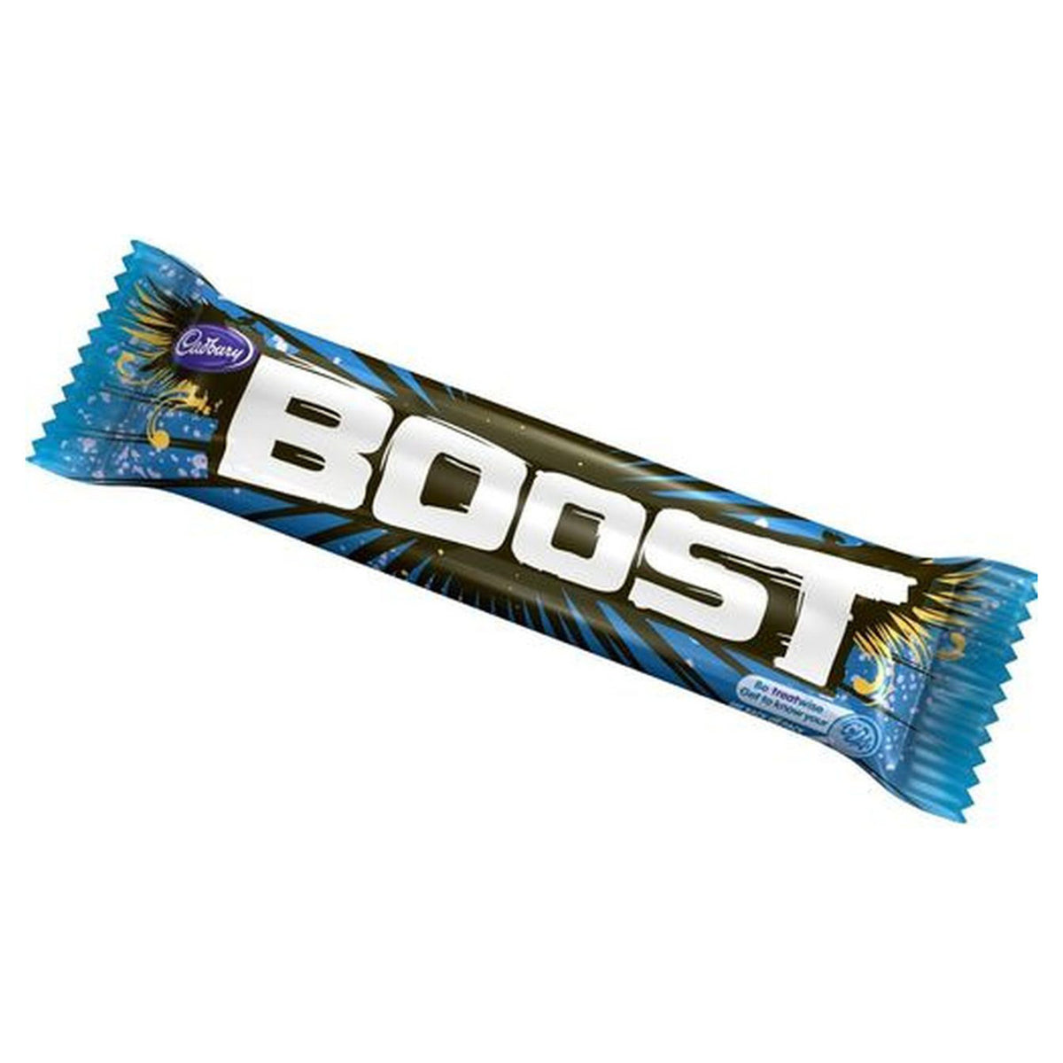 Boost candy bar packaging on a white background