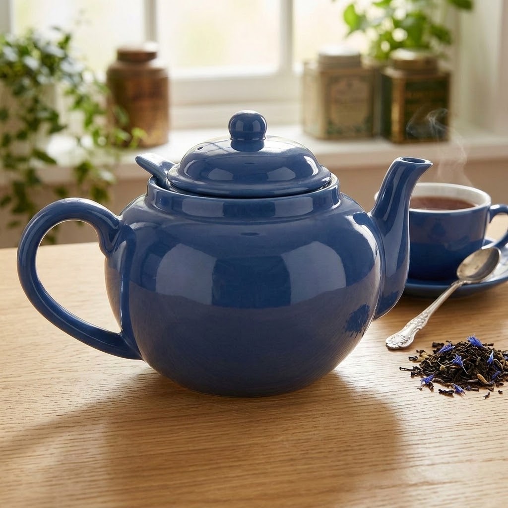 Amsterdam 2 Cup Infuser Teapot - Cadet Blue