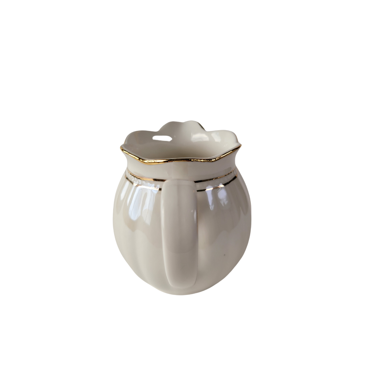 Luster Gold Porcelain gold trimmed creamer