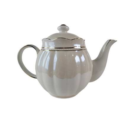 Luster Gold Porcelain gold trimmed teapot