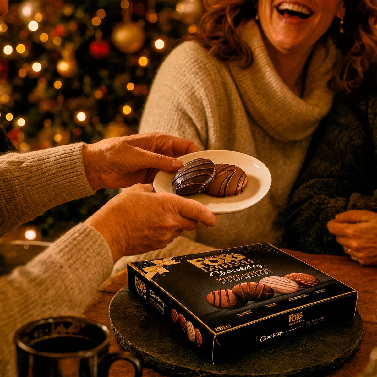 Fox's Chocolatey Winter Dessert Selection Tin - 8.8oz (250g)