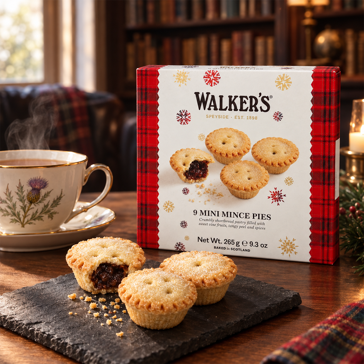 Walkers Mini Mince Pies - 9 Pack - 9.3oz (265g) - Image 3