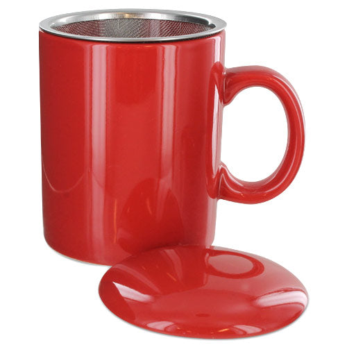 Teaz Cafe Infuser Mug with Lid - 11oz