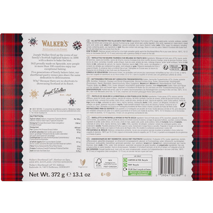 Walkers Luxury Fruit Mince Tarts - 6 Pack - 13.1oz (372g) - Image 4
