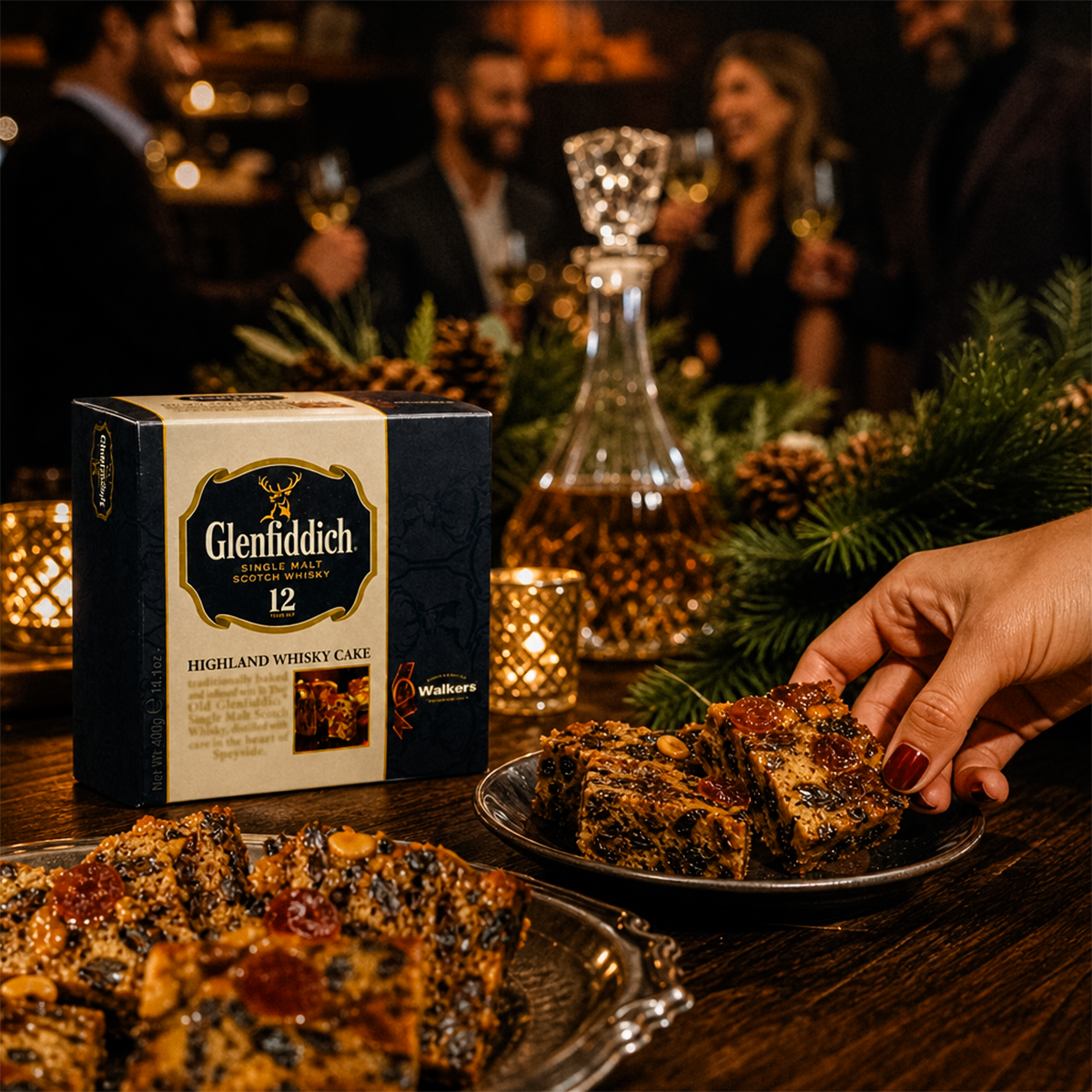 Walkers Glenfiddich Whisky Cake - 14.1oz (400g)
