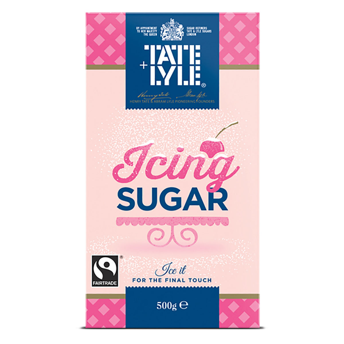 Tate & Lyle icing sugar packaging on a white background
