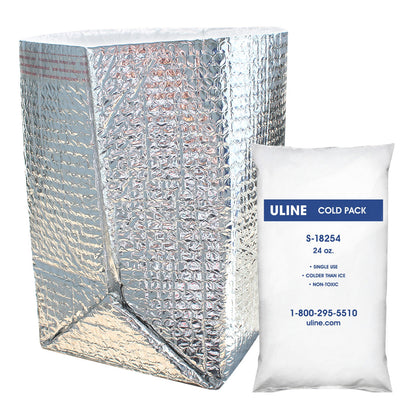 Insulation bag and a Uline Cold Pack