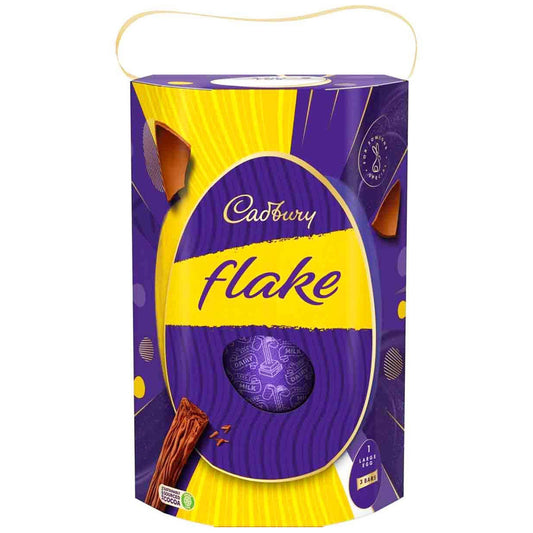 Cadbury Flake chocolate packaging on a white background