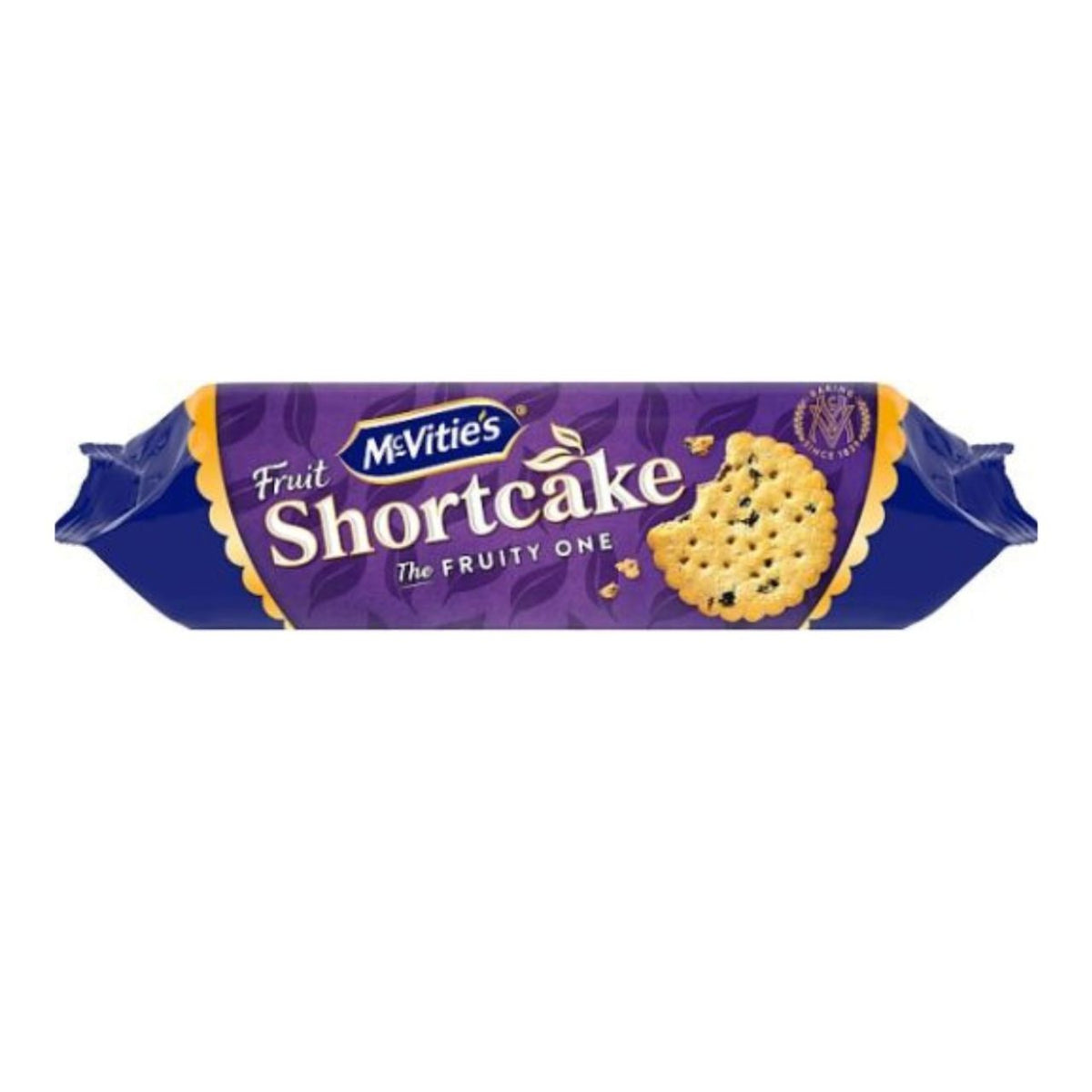 McVitie's Fruit Shortcake packaging on a white background