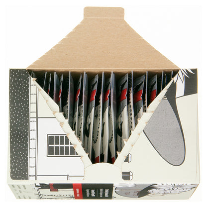 Metz tea box opened to display the individual teabags