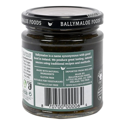 Jar of Ballymaloe Foods product with label on a white background
