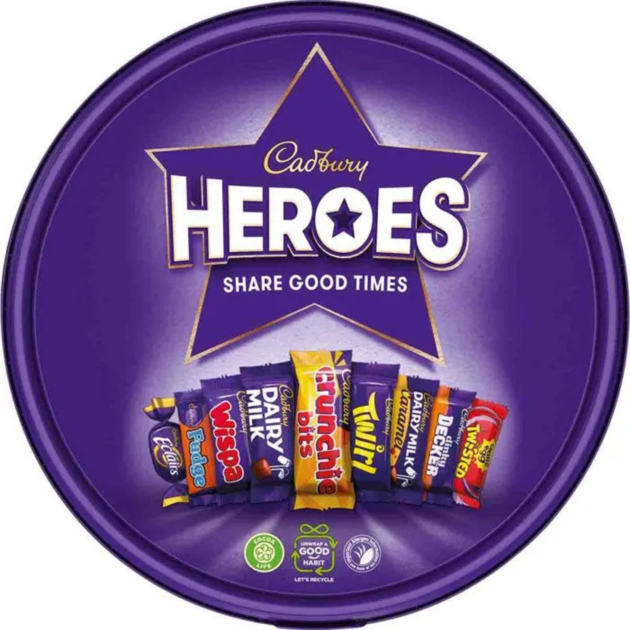 Cadbury Chocolate Heroes Tub 475g