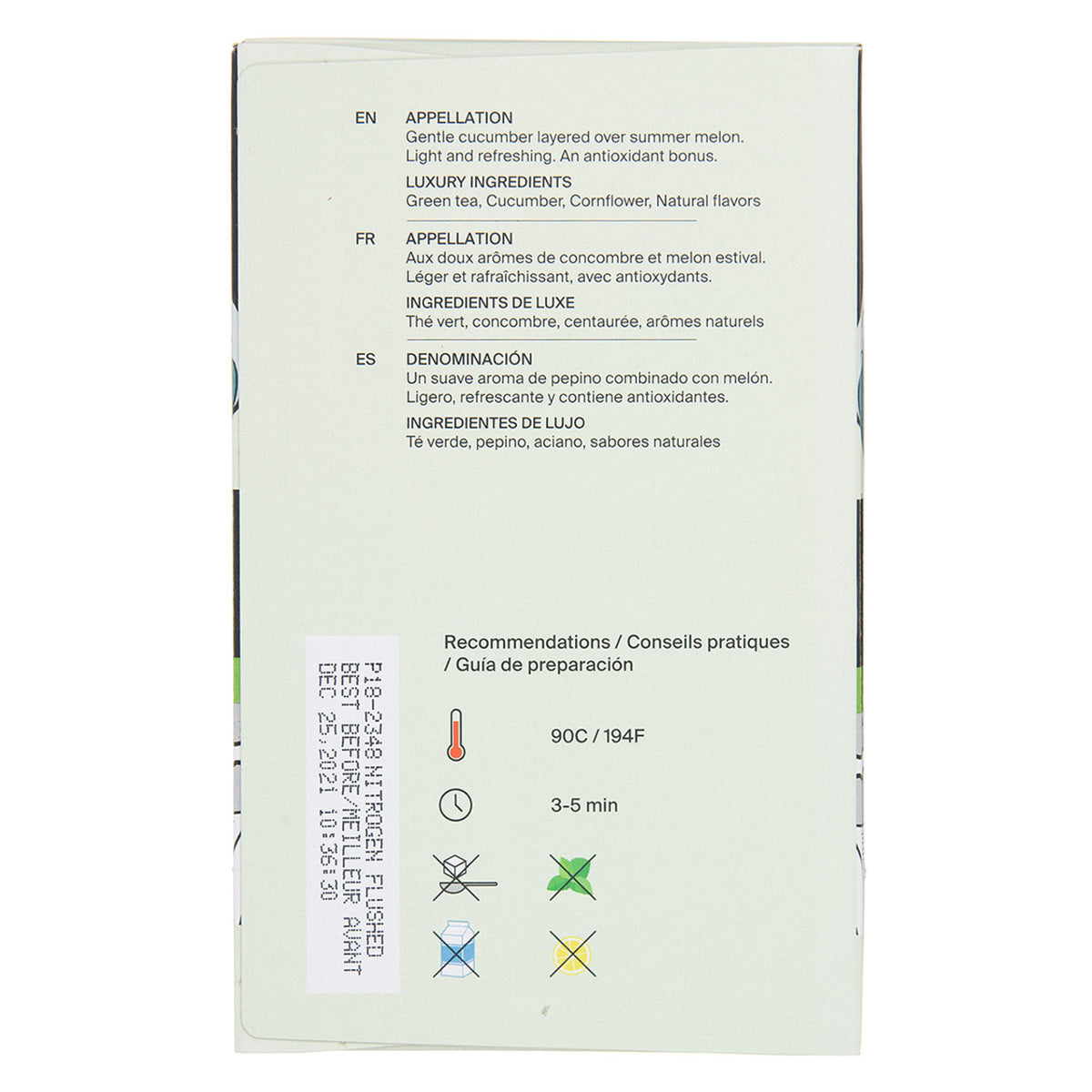 Product packaging with text and icons on a white background