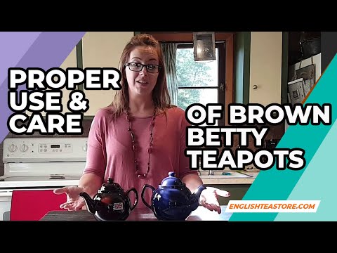 Video card for Proper Use & Care of Brown Betty Teapots