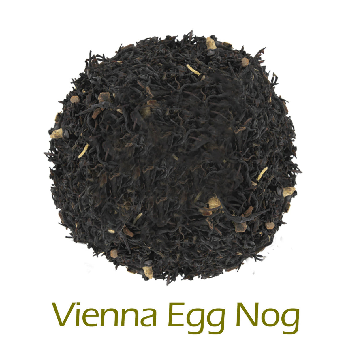 Vienna Egg Nog loose-leaf tea on a white background with product name caption