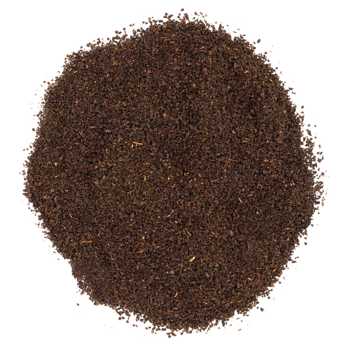 A pile of loose leaf Double Bergamot Earl Grey tea.