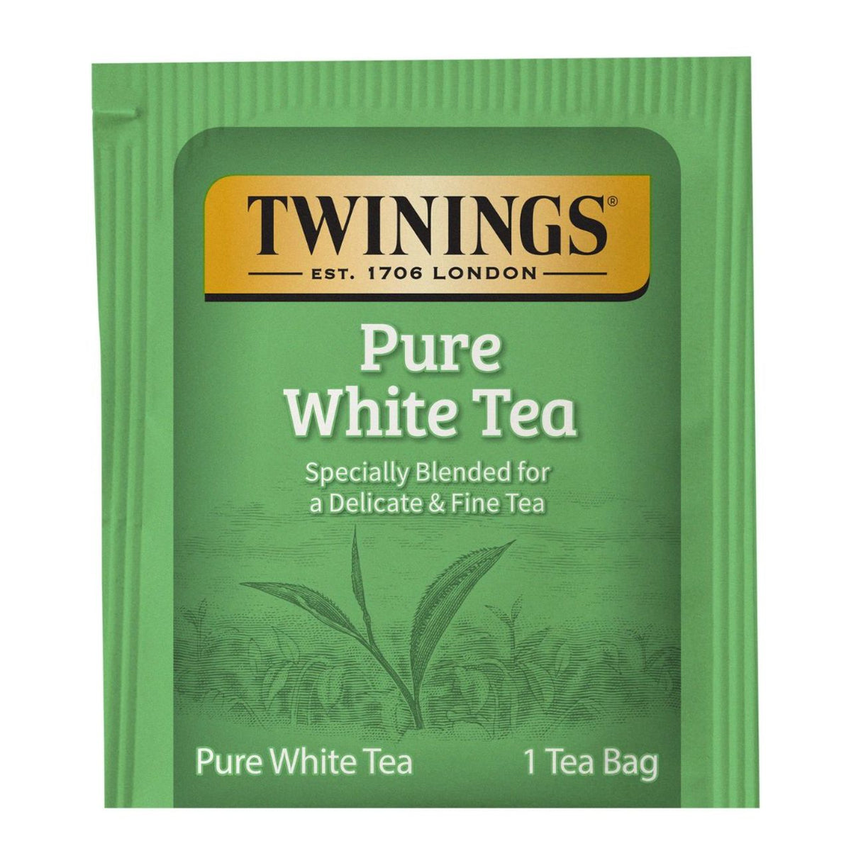 Twinings Pure White Tea package on a white background