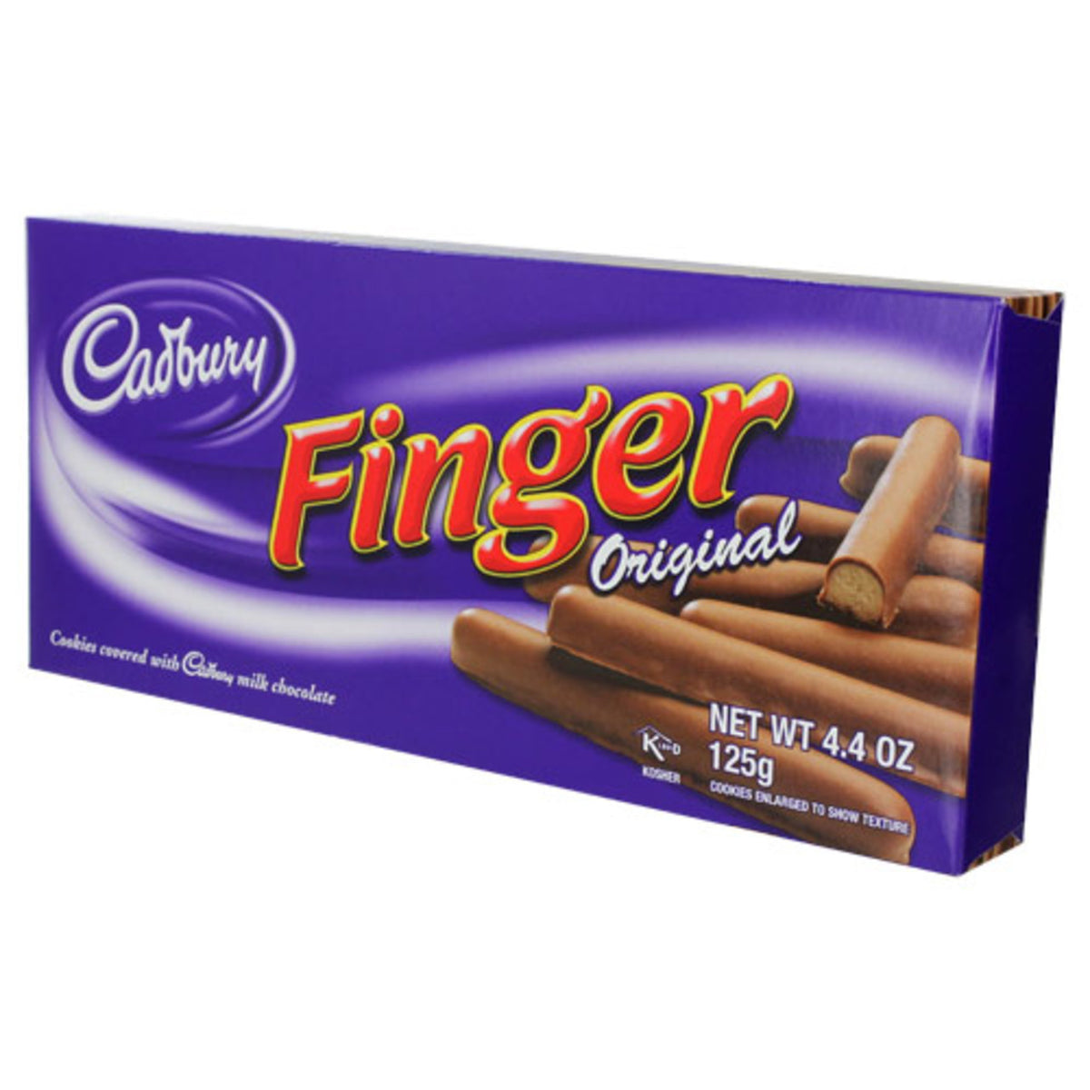 Cadbury Finger Original chocolate packaging on a white background