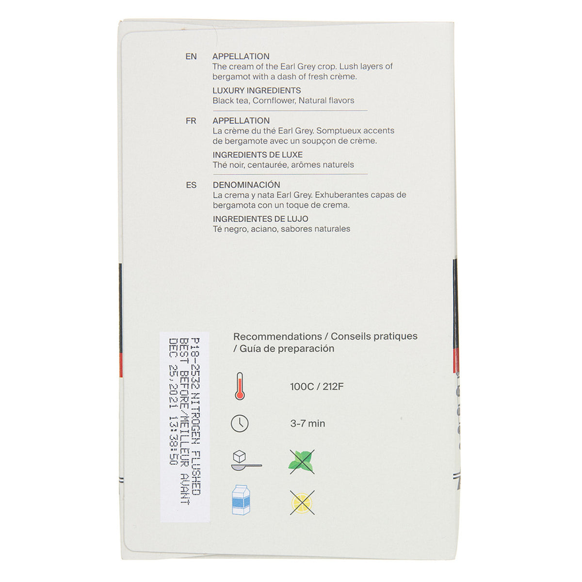 Product packaging with text and icons on a white background