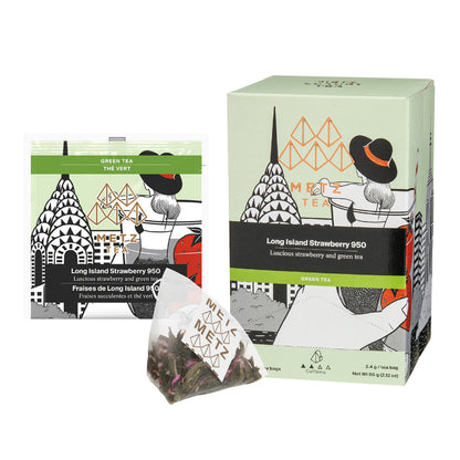 Metz Tea packaging with a tea bag and box on a white background